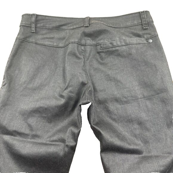 Rufskin Coal Waxed Denim Pants Men's 28X29 Black Straight Stretch SnapButton Fly - Picture 7 of 16